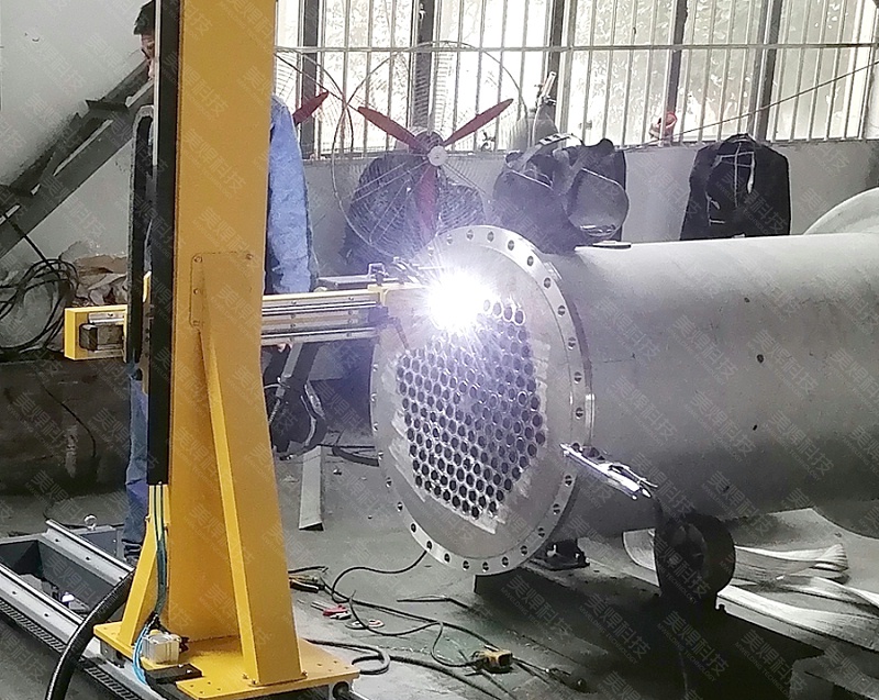 管板自動溶接機 管板溶接機 湖北省熱交換器業界プロジェクトに応用(図4)