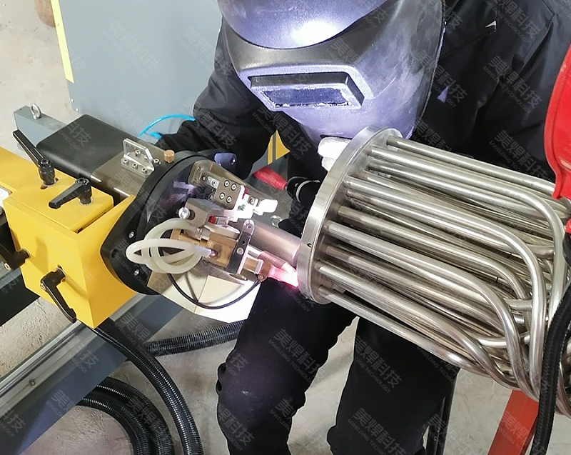 全位置管板溶接機 管板自動溶接機 山東省熱交換器業界プロジェクトに応用(図2)