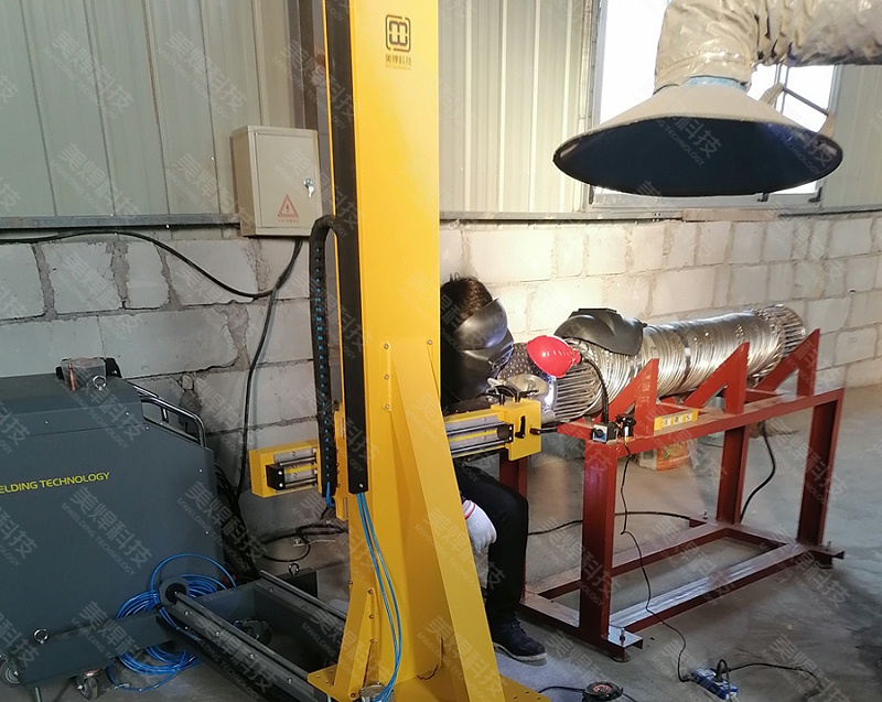 全位置管板溶接機 管板自動溶接機 山東省熱交換器業界プロジェクトに応用(図3)