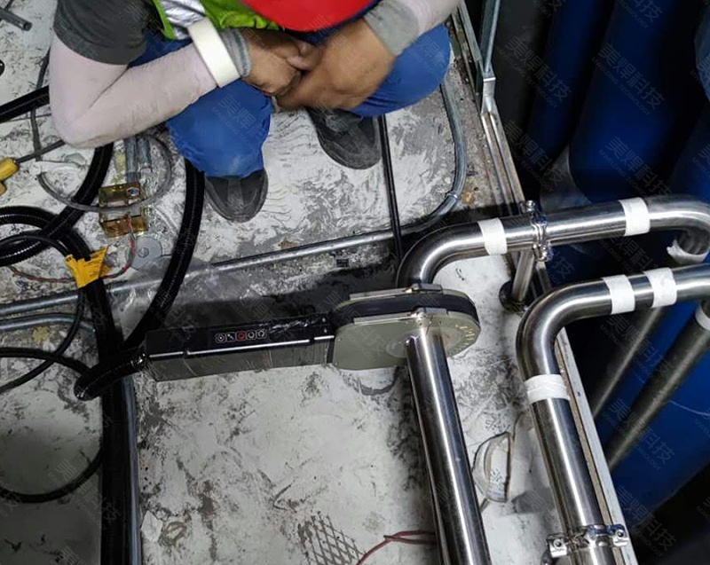 密閉式管管溶接装置 浙江省杭州製薬業界配管設置プロジェクトに応用(図2)