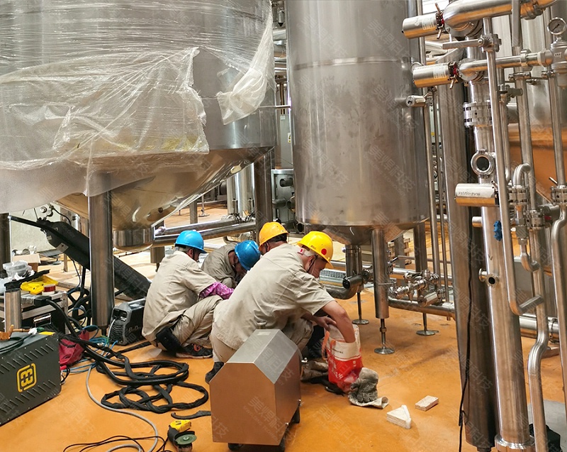 密閉式ステンレス配管溶接装置 広東省食品生産業界に応用(図4)