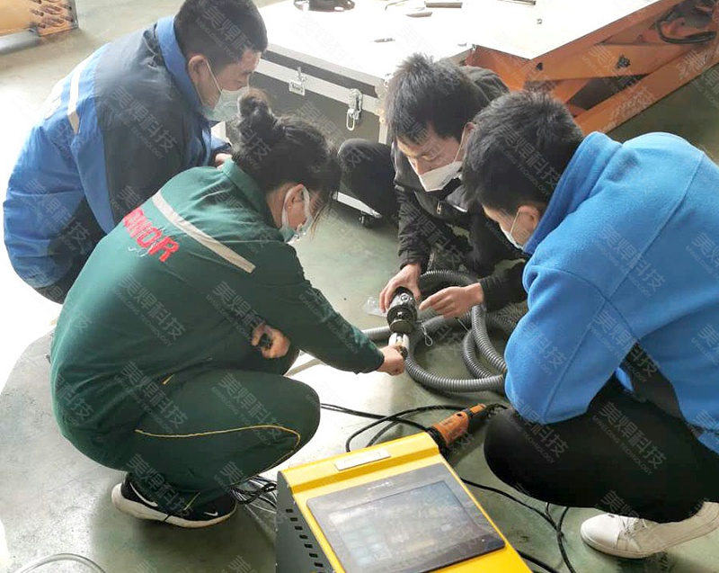 熱交換器U形管溶接装置 山東省浜州冷凍業界プロジェクトに応用(図1)