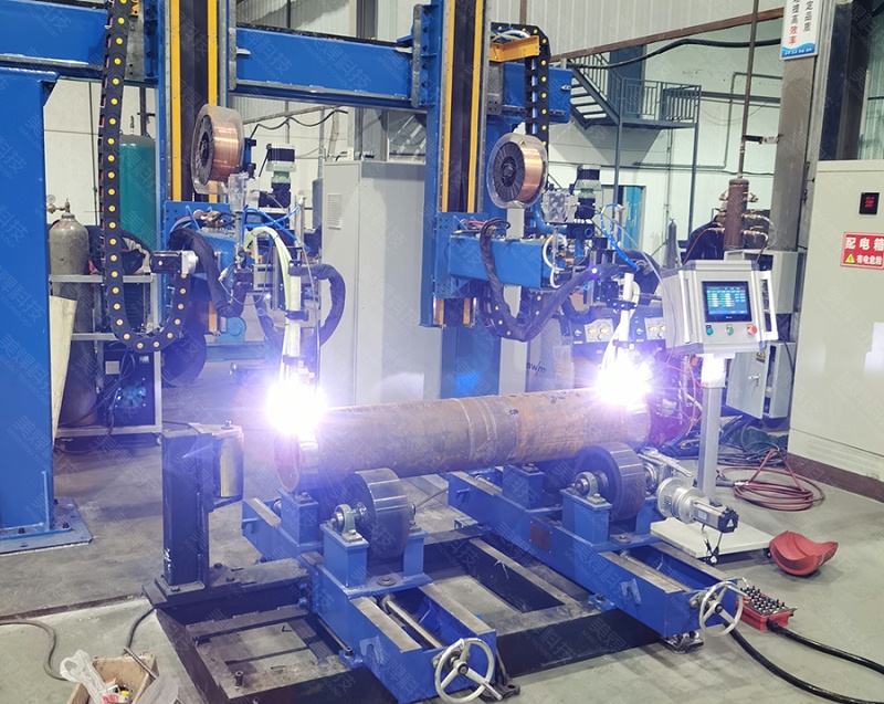 美焊MWDZシリーズ辺梁式縦環一体型溶接機 吉林省エネルギー化学業界プロジェクトに応用(図3)